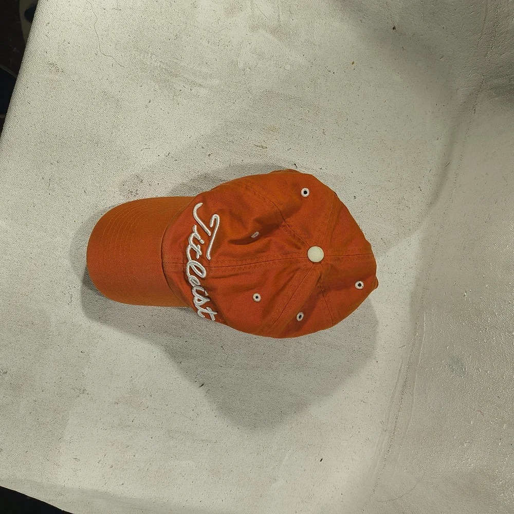 Titleist Men's Adjustable Orange Cap By Titleist